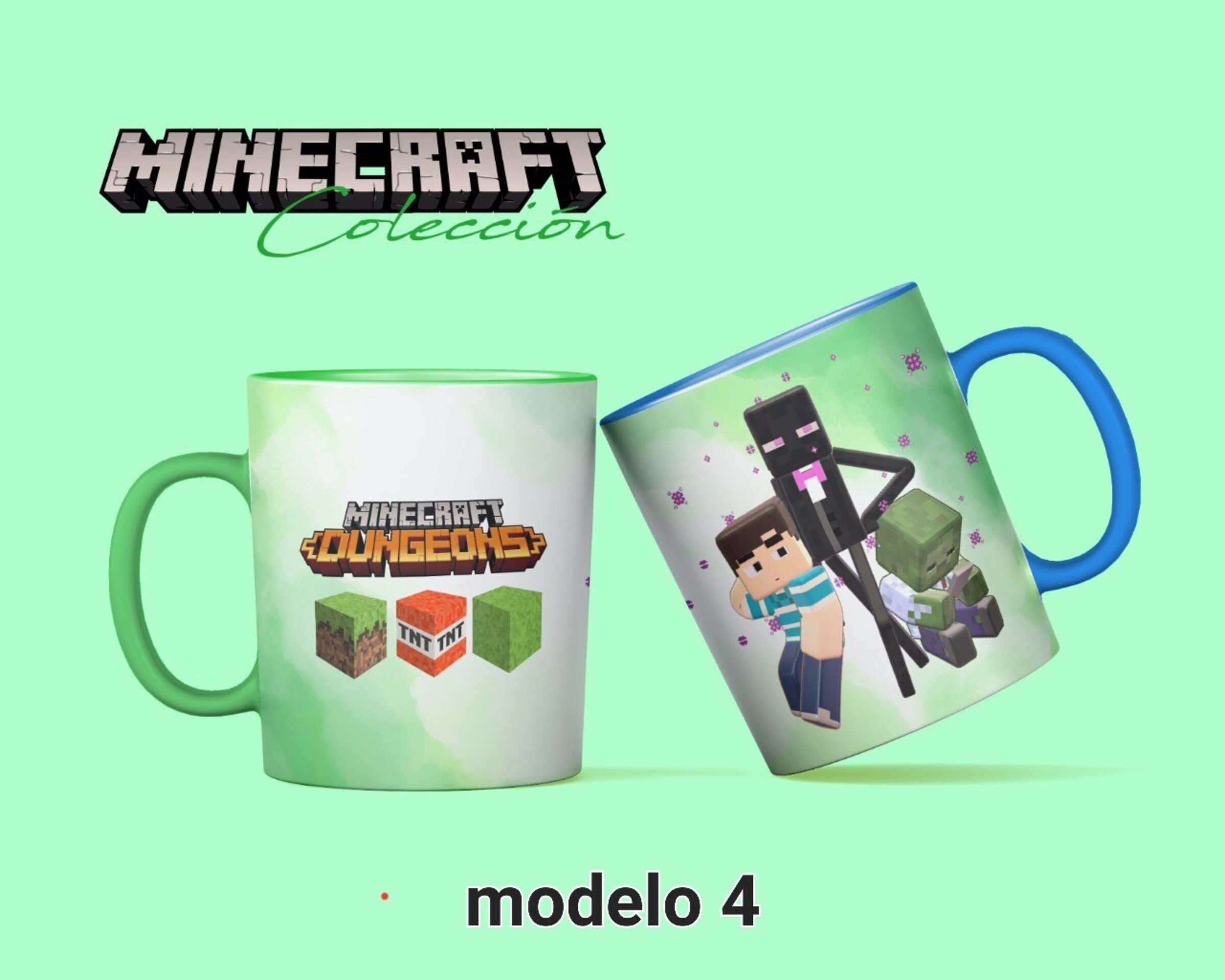 Tazas Minecraft - 4