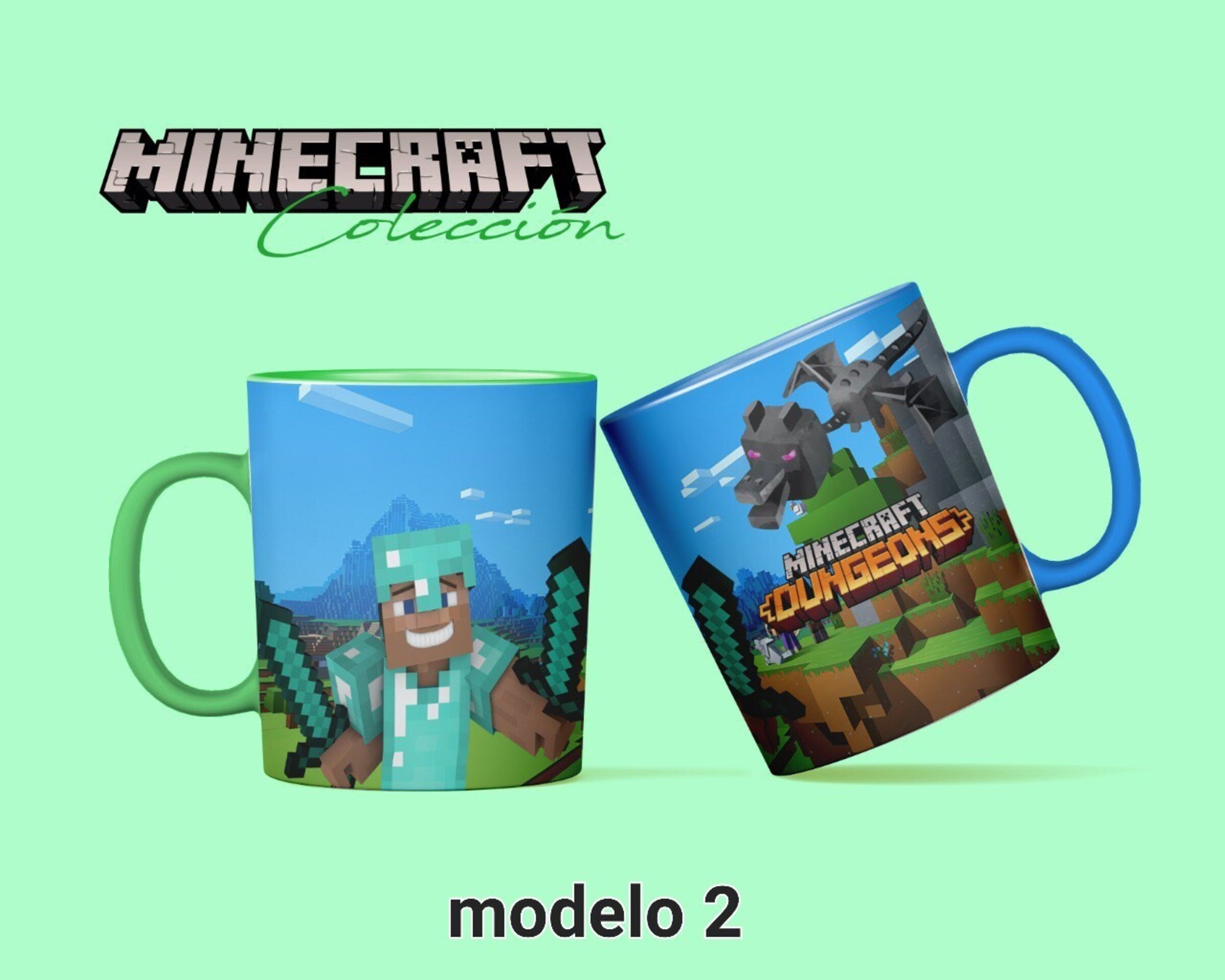 Tazas Minecraft - 2