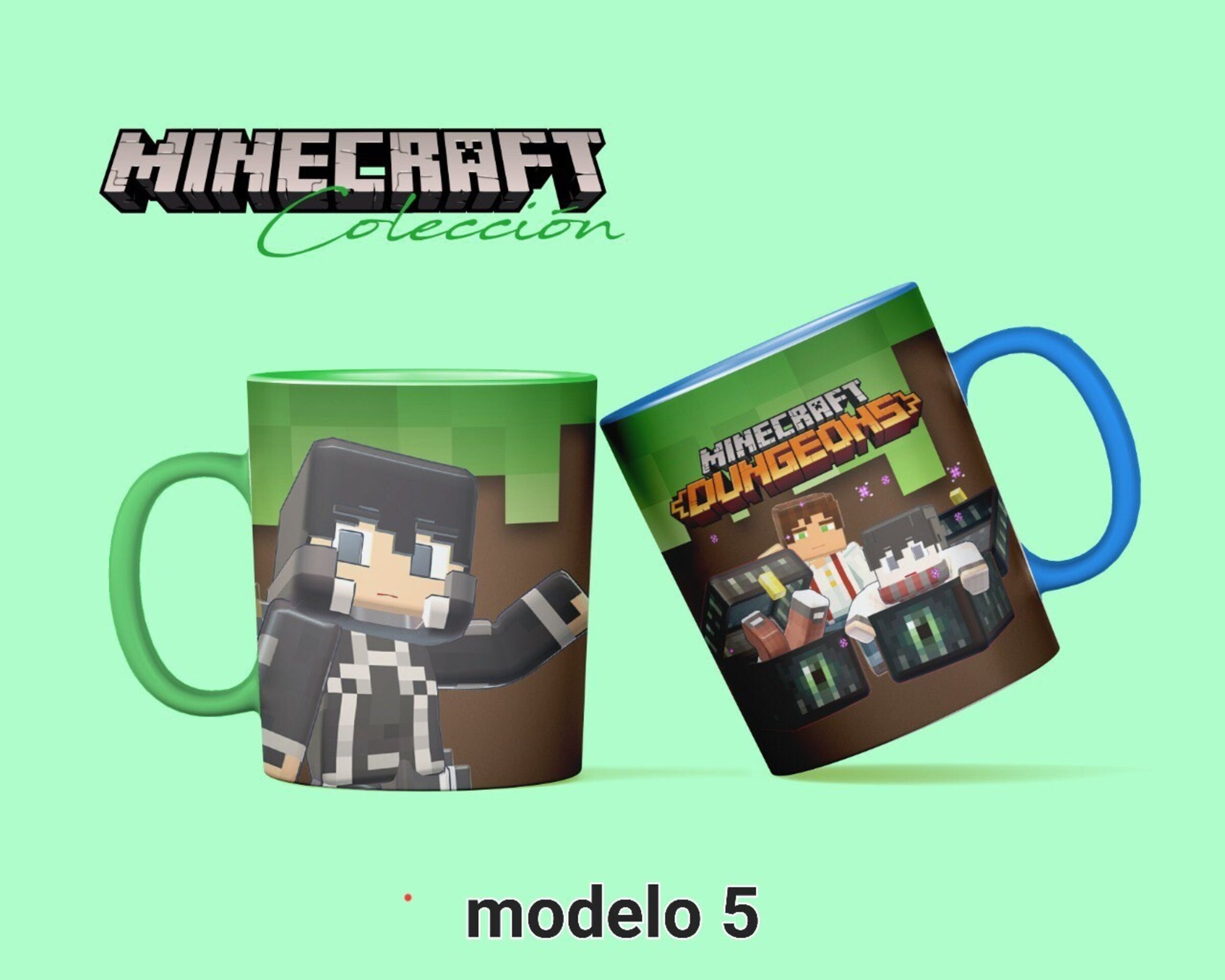 Tazas Minecraft - 5